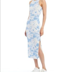 Gianni Bini Ribbed Knit Crew Sleeveless Racer Dress